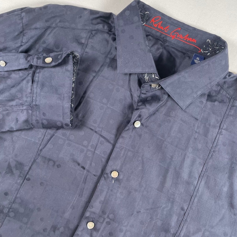 Robert Graham XL Button Down Shirt Abstract Print Long Sleeve Menswear‎